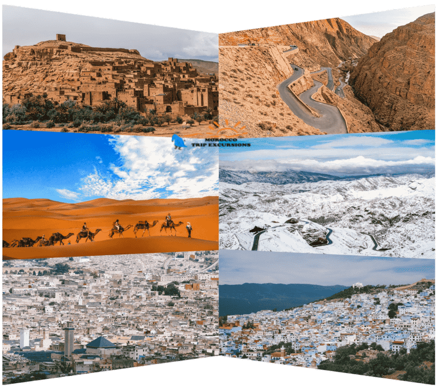 Best Morocco itinerary 4 days desert tour - Marrakech to Casablanca
