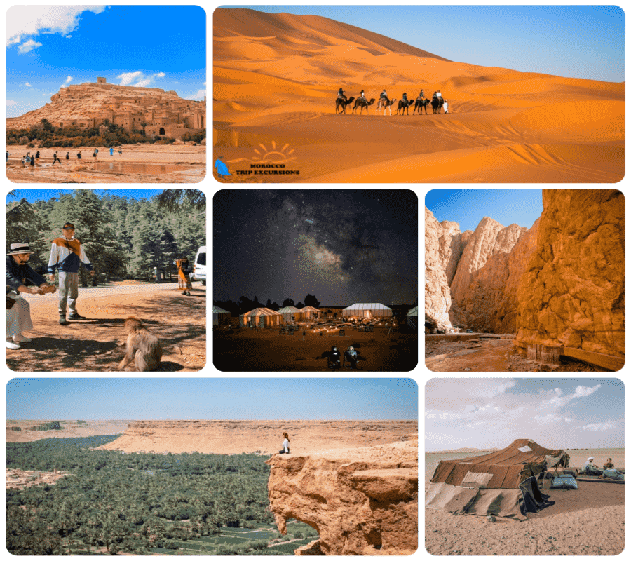 Best 4 days desert tour from Fes to Marrakech | Morocco trip from Fes