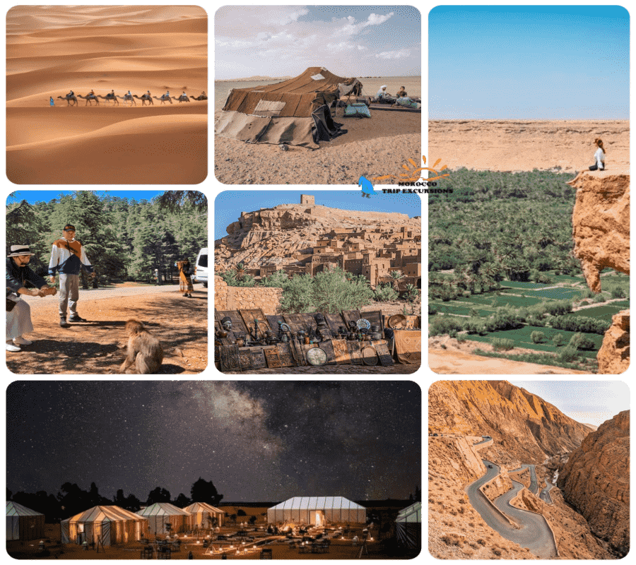 Best 5 days Morocco desert tour from Fes to Marrakech 2021